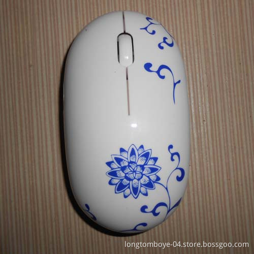 Stocking Mini Porcelain USB Wireless Mouse